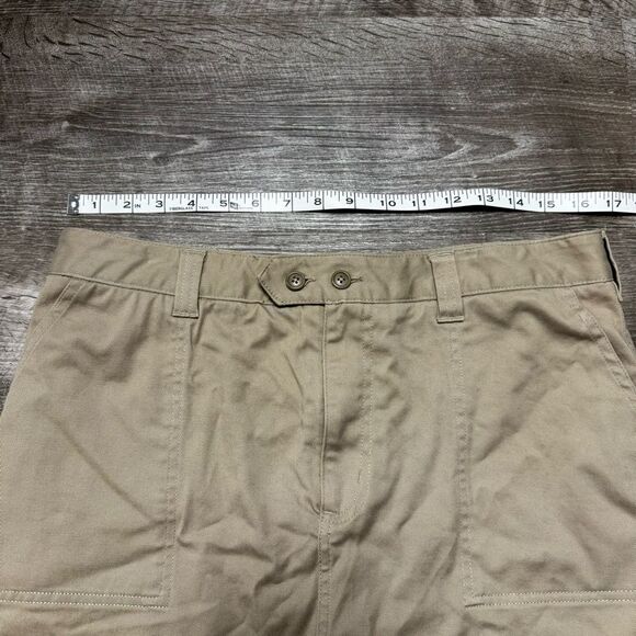 Lands End Khaki Mini Skirt Size 10 - Picture 7 of 8